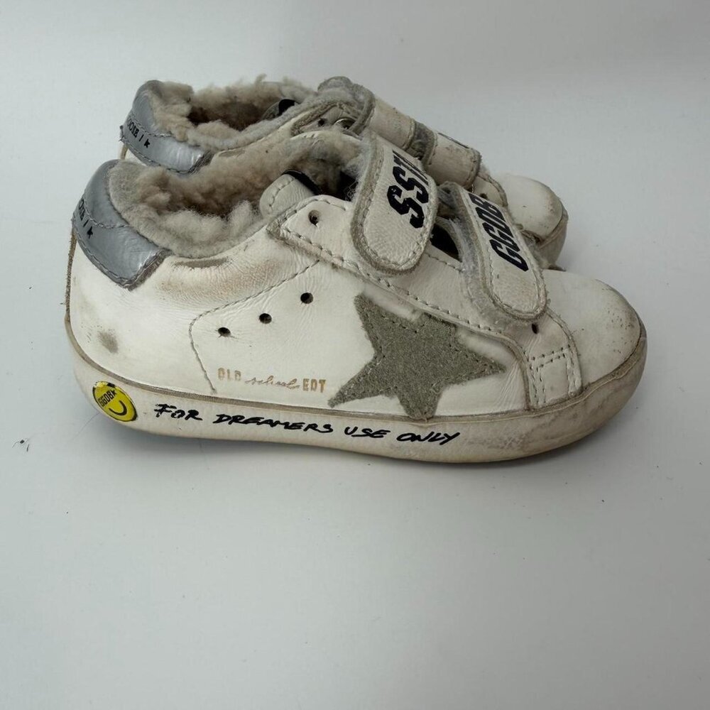 Golden goose Old school sneakers white/silver EU 23 US 7C